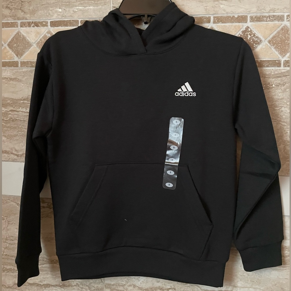 Adidas Kids Black Hoodie size Small